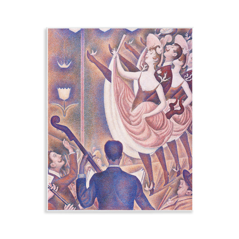 "Classic Seurat Dancers", art mural par one1000paintings