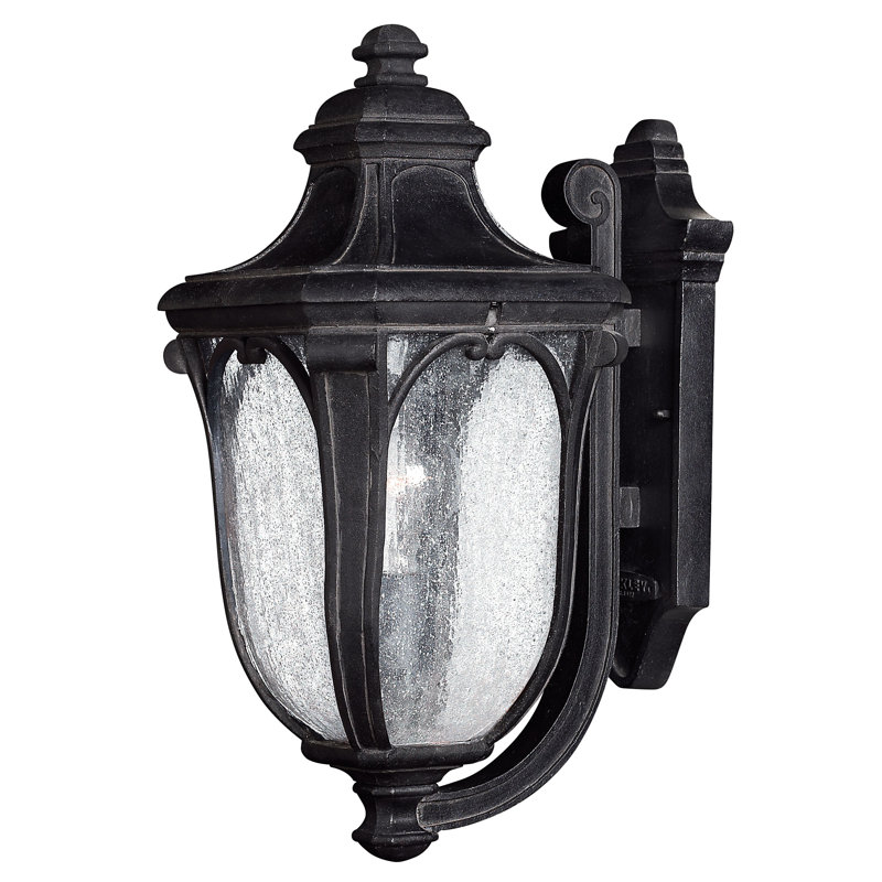 Trafalgar Outdoor Wall Lantern, Museum Black, Incandescent, No