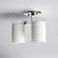 Preston 3 Light Glass Semi Flush Mount-1961987507