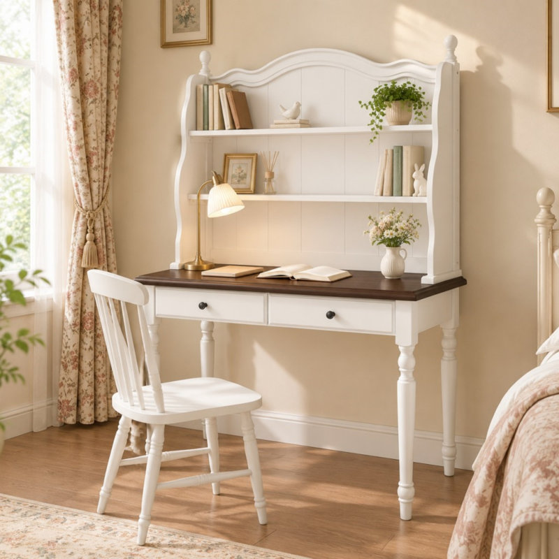 Coiffeuse Bureau d'ordinateur, Blanc
