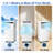Erivess 8000 BTU Portable Air Conditioners Quiet Portable Cooling AC Up to 400 Sq.Ft. with Dehumidifier