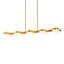Selene 4-ft Gold dimmable LED Linear Pendant-1281036235