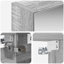 Mirrored Bathroom Cabinets with Mirror and 2-2137198419-2137198447