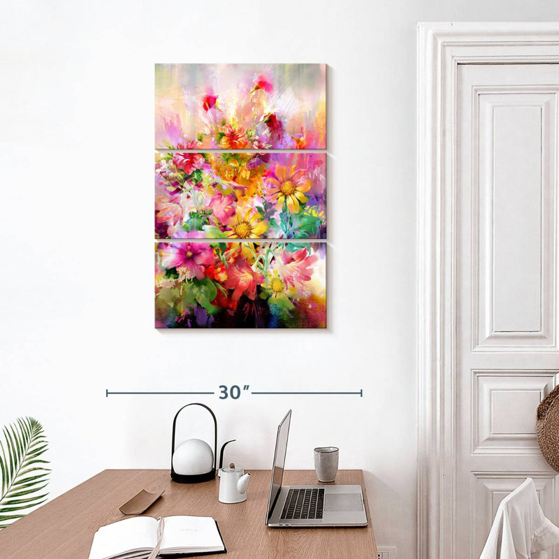 Fleurs Harnek, H 32 po x l 20 po