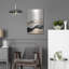 «Black & Beige Landscape 2» par Petals Prints Design, art mural en métal-991466141