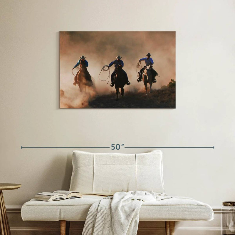 Lelar Western Sundown, H 24 po x l 36 po