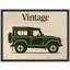 Vintage SUV Framed Wall Art Prints - Classic off-road vehicle for office-125211765-125211767