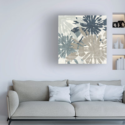 Art mural sur toile tendue - décoration murale couleur boulangerie «Beach Curry IV» pour le salon, la chambre à coucher ou le bureau - 18 x 18