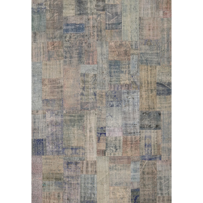 Handmade Patchwork Distressed Area Rug 8x10