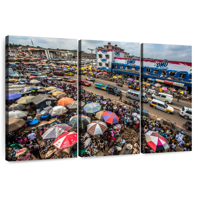 Sebbie Kejetia Market Afrique, H 42 po x l 65 po