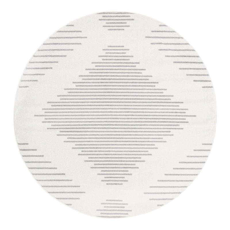 Cohutta Geometric Indoor Rug, Round 6'1"
