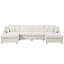 Grand canapé modulaire en forme de U de 128 po avec 2 repose-pieds mobiles-1374603254