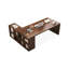 Bureaux en bois massif en L noyer-107934397-107934393