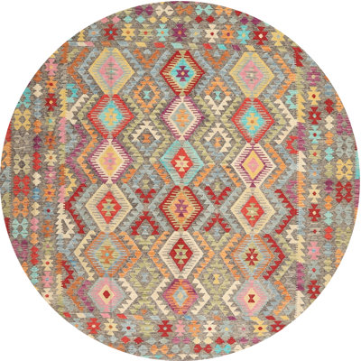 Tapis contemporain orange / rose