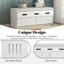 Banc de rangement rustique avec espace de rangement caché-337147947