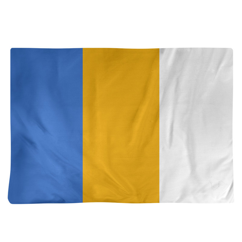Récapitulatif de 18 po La Bear College, Bleu / doré, Sergé de coton