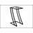 Accent Table with Z-shaped Base-4715014