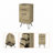 Camarda 17.8871'' W 3 - Drawer Dresser
