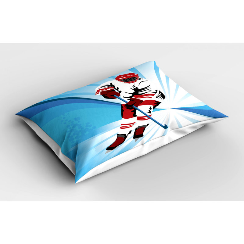Hockey Polyester Sham Set, Twin