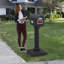 Plastic Post Mounted Mailbox with Magnetic Closure-49696939