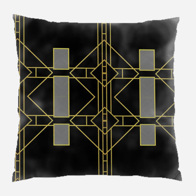 Abstract Throw Pillow