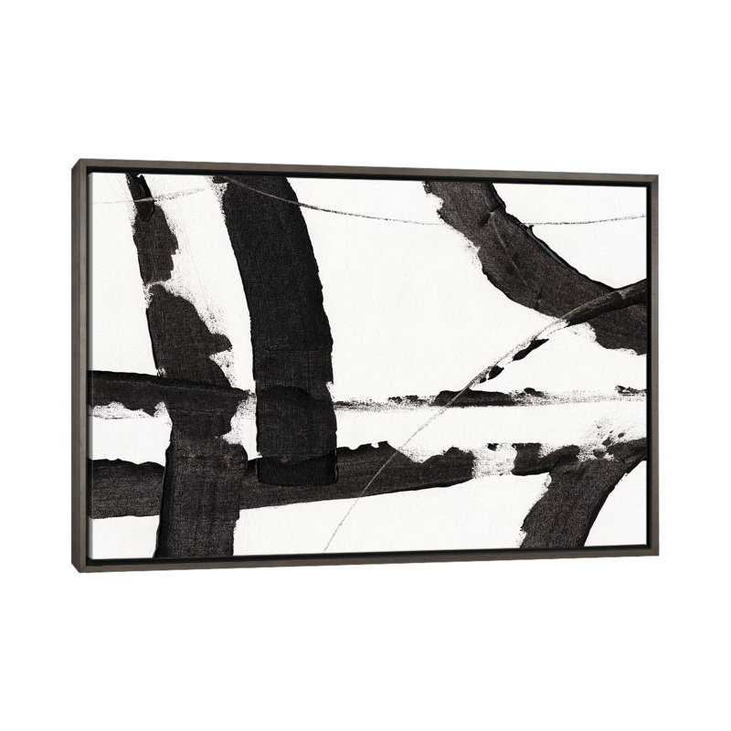 «Obsidian Harmony I» par Timothy O 'Toole, reproduction sur toile tendue sur toile, H 40 po x l 60 po, Impression encadrée