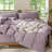 MooMee Lightweight Duvet Cover Set with Zipper Closure 8 Ties 100% Washed Cotton Linen Like Textured Soft Breathable All-Season-113571357-109236630