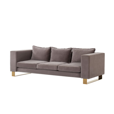 Canapé à accoudoirs carrés 94,5 po Oakland Kelly Hoppen