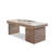 Luxury Modern Sintered Stone Executive Desk-110097072