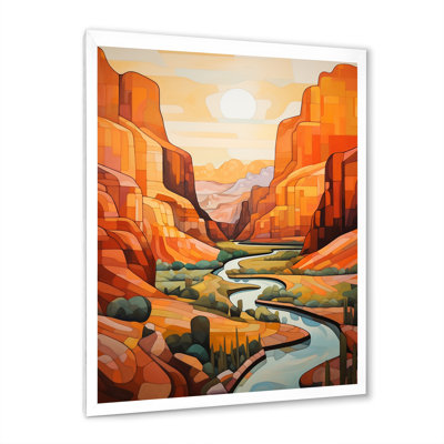 " Canyon Desert Sunset Bold Landscape "