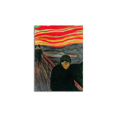 Despair 1894 by Art Studio 77.5cm H x 58cm W MetalArt Materic Aluminum Satin Effect, Frameless Panel, Lightweight Ready to Hang