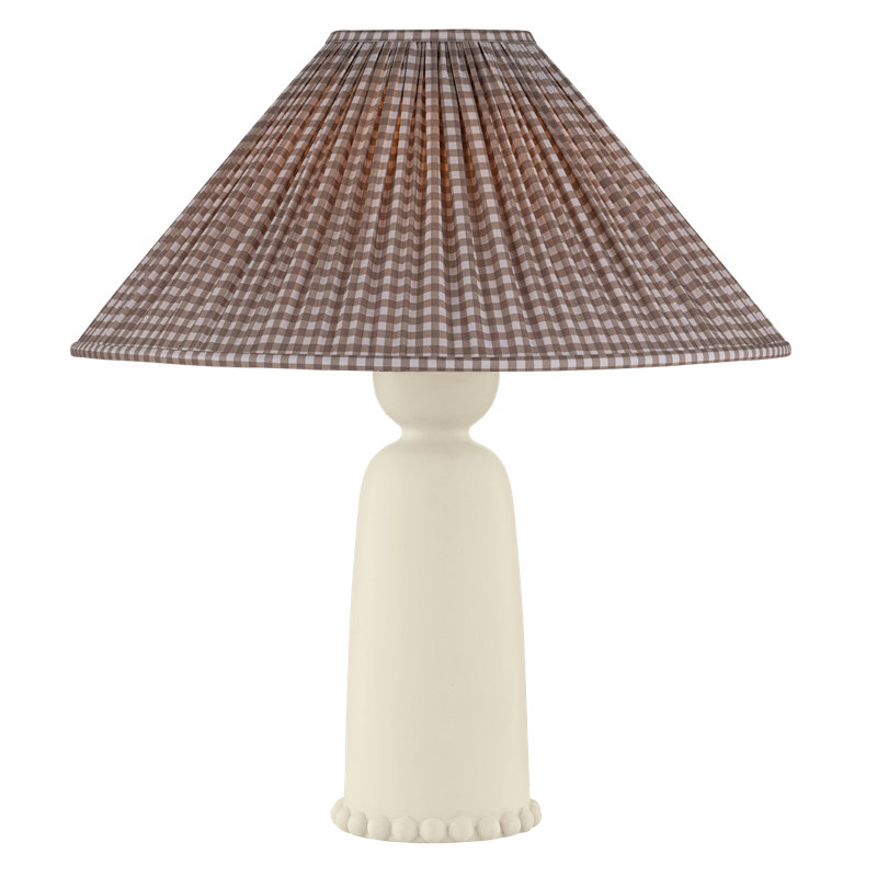 Rhea 26.75" 1-Light Linen Table Lamp