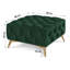 Whitby 80cm Wide Velvet Tufted Square No Pattern Footstool Ottoman-1013612818-1013612822