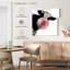 Impression sur toile Bubble Gum Cow-92519169