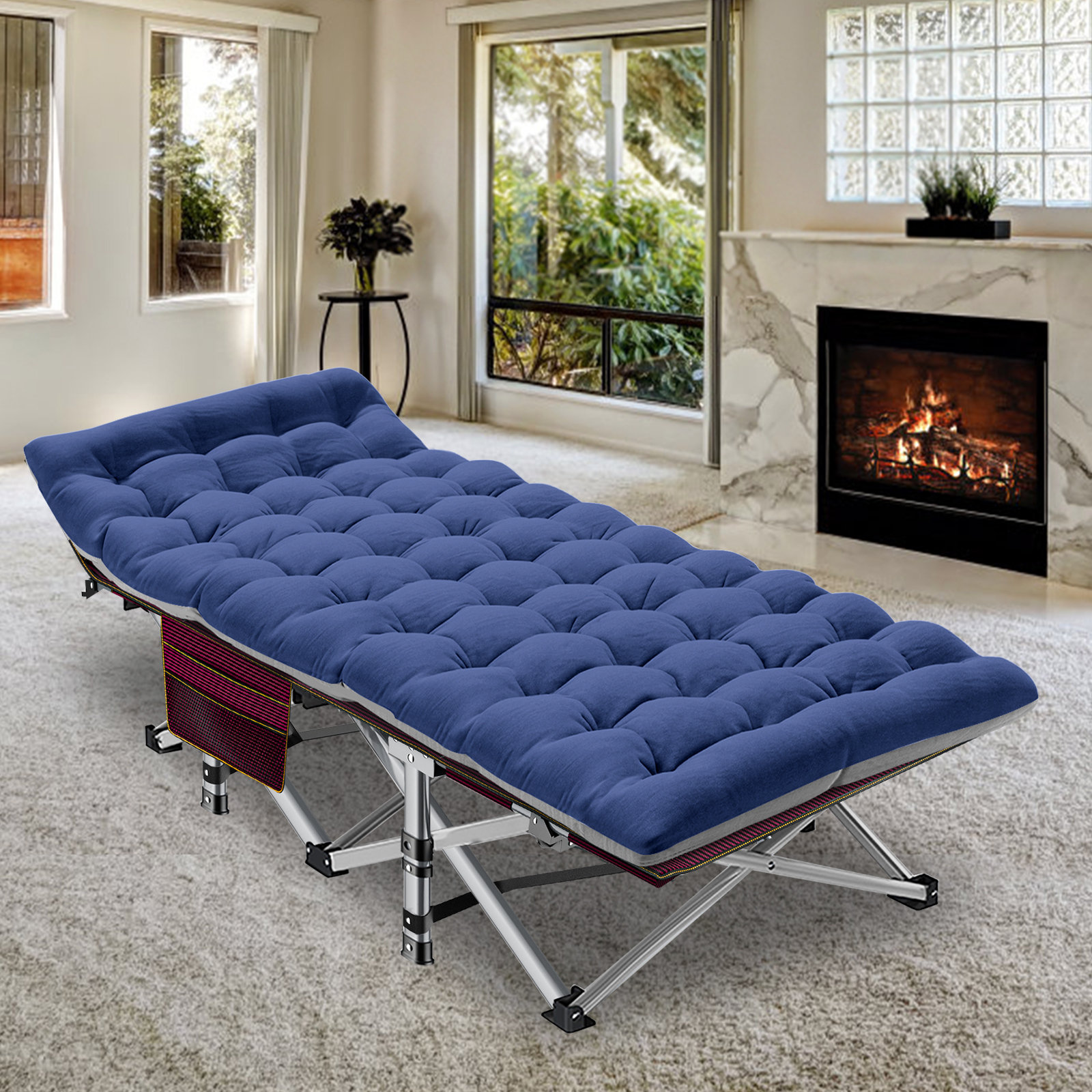 Folding Bed Tough Outdoors Camp Cot Heavy Duty Folding Cot 300 Lbs