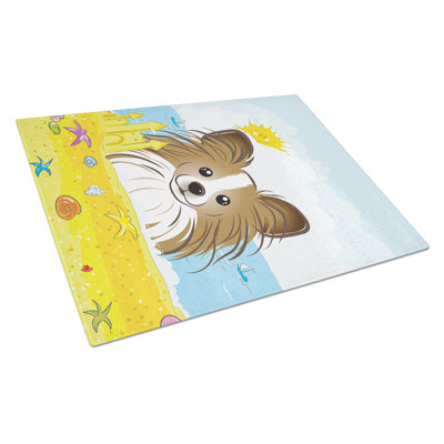 Planche à découper en verre trempé d’été caroline