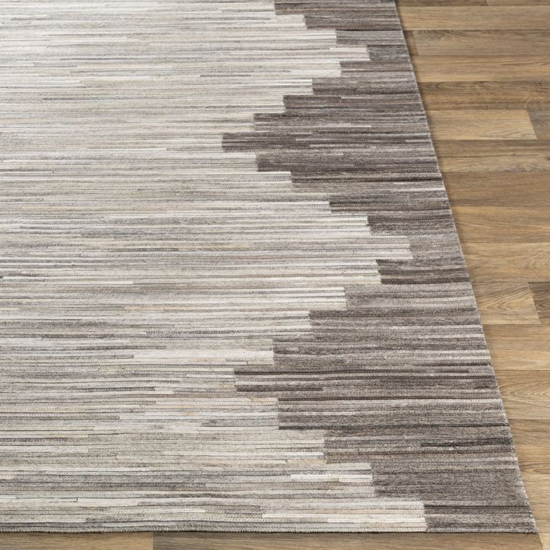 Remerton Leather Indoor Rug, Rectangle 5' x 8'