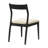 Upholstered Seat Dining Chair With Solid Wood Legs, Hollowed Back Side Chair For Dining Room/Kitchen-1234240041