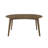 Oval 60-Inch Extension Leaf Dining Table, Dark Walnut