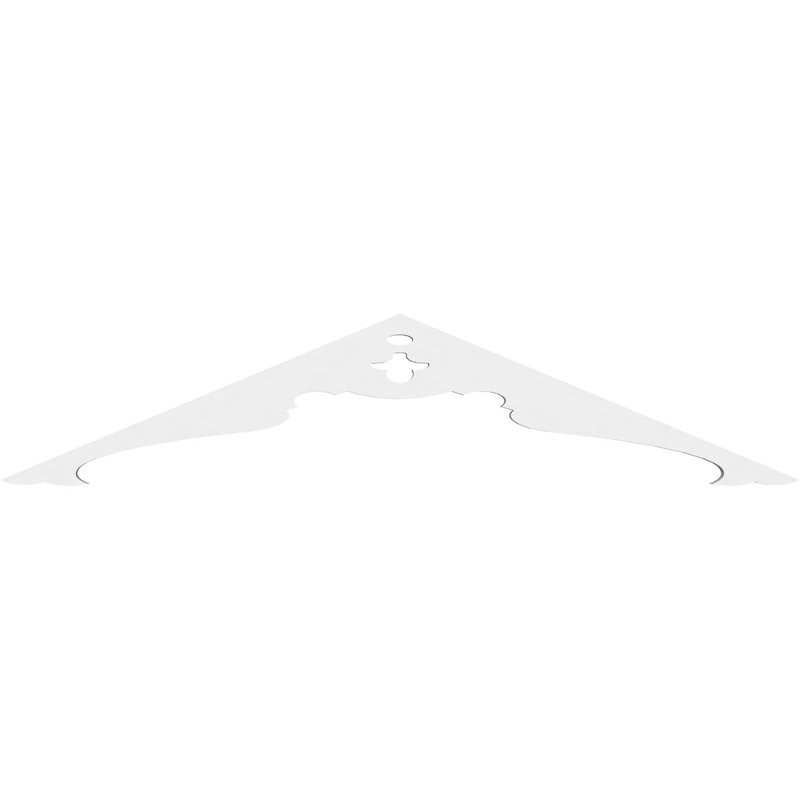 Pignon en PVC de qualité architecturale Heath, H 7,5 po x l 36 po x P 1 po, 5 / 12