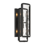 Minka Lavery Bella Collina 2 Light Wall Sconce In Coal