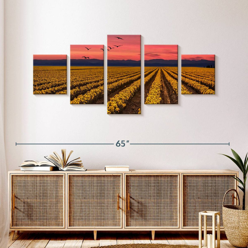 Skagit Valley Daffodils, 24" H x 55" W