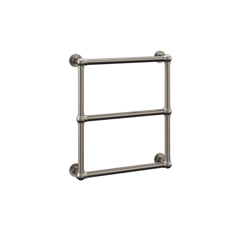 Chauffe-serviettes électrique 23,5 po x 27 po Stour, Nickel brossé