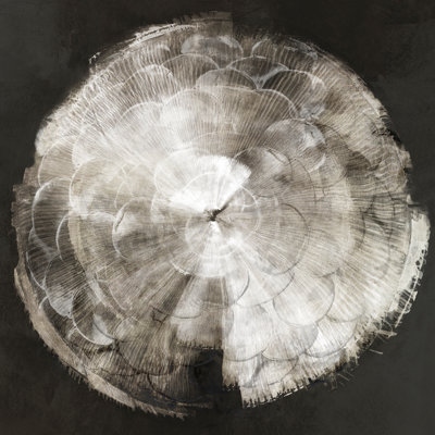 Touch Of Darkened Silver On Canvas Print
