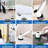 Electric Spin Scrubber, Cordless Shower Scrubber, Shower Cleaning Brush With Adjustable Extension Handle, 6 Replaceable Cleaning Heads