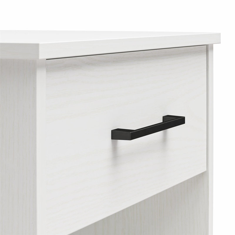 45cm W Manufactured Wood Bedside Table