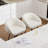 Absalom Modern Swivel Upholstered 26.6" Sherpa Counter Stool with Metal Frame-839629862-830356935