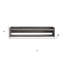 Ensemble de deux tablettes flottantes murales en bois gris