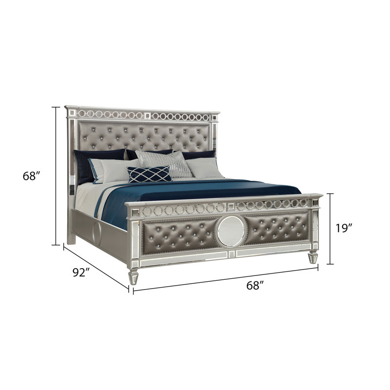Crescencian Upholstered Bed, Queen