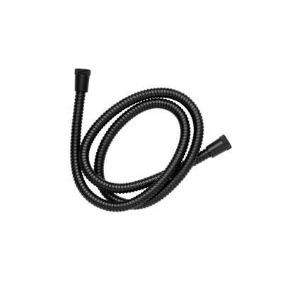1.75m Stainless Steel Shower Hose, Matt Black